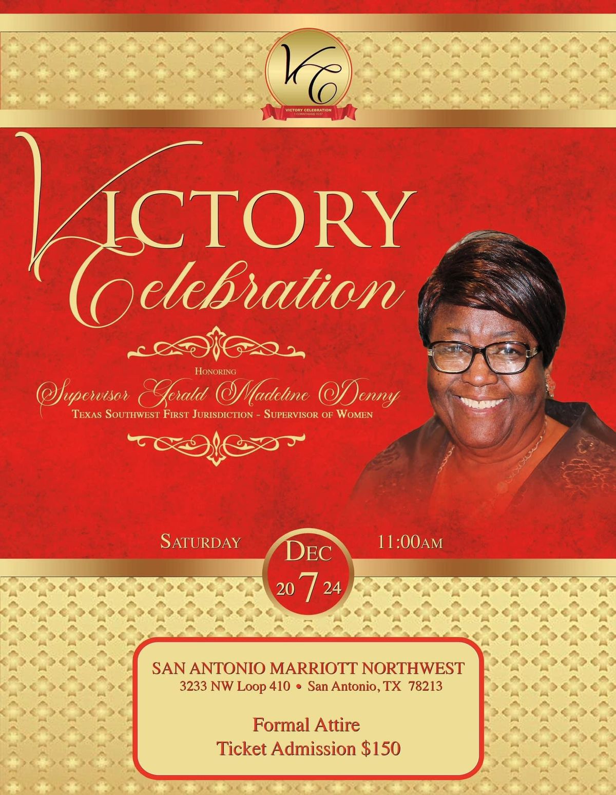 Victory Celebration Honoring Mother Gerald Madeline Denny