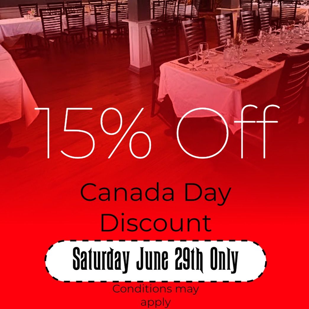 Canada Day Discount