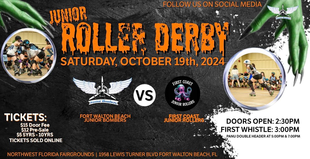 FWBJBombers Presents: FWBJB vs First Coast Junior Rollers! 