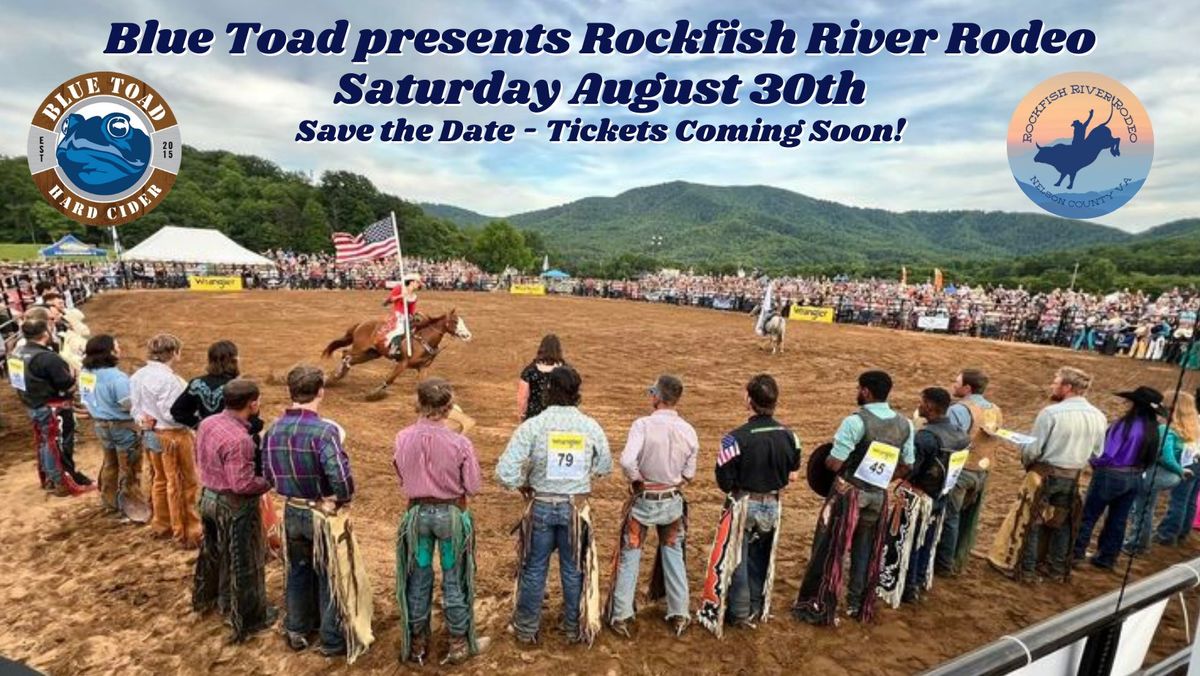 Blue Toad Hard Cider presents Rockfish River Rodeo - Fall Edition