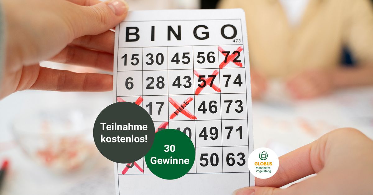 Kostenlos \ud83c\udf89 BINGO \ud83c\udfb2 im GLOBUS Restaurant \ud83c\udf7d\ufe0f