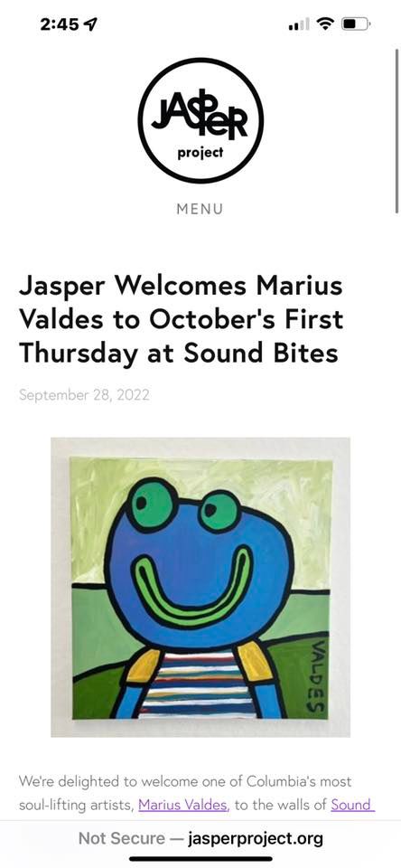 Marius Vald\u00e9s for First Thursday on Main