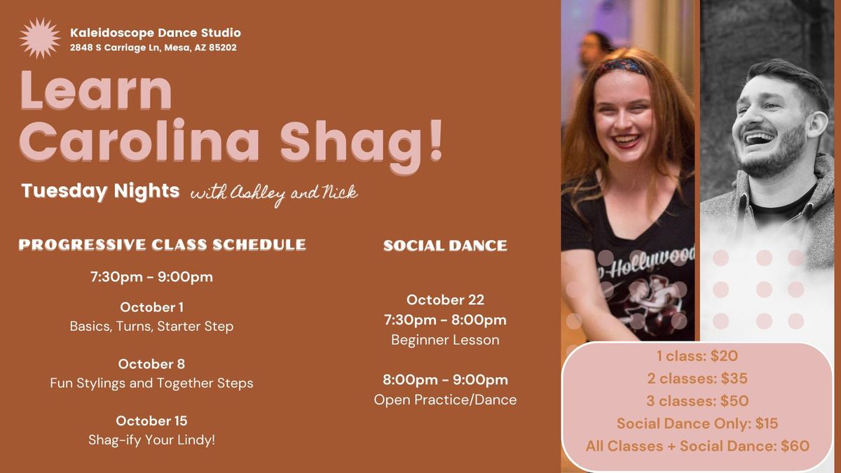 Learn Carolina Shag! Week 2: Fun Stylings and Together Steps