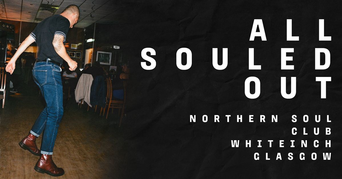 ALL SOULED OUT - FRI 4TH OCTOBER