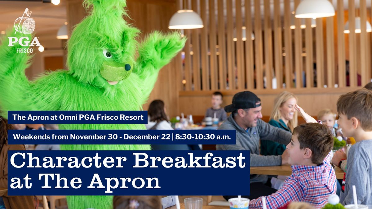 Character Breakfast at The Apron