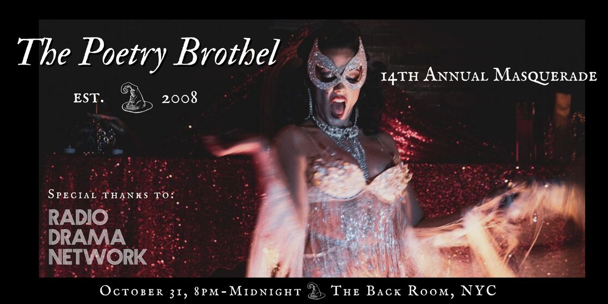 The Poetry Brothel: NYC's 14th Annual Masquerade!