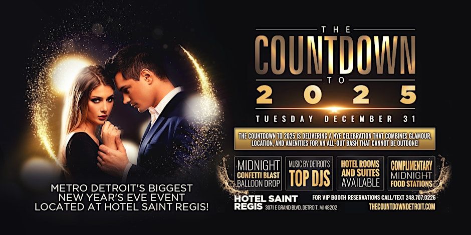 Skyline Salsa presents: The Countdown to 2025 :Michigan's Largest Latin NYE