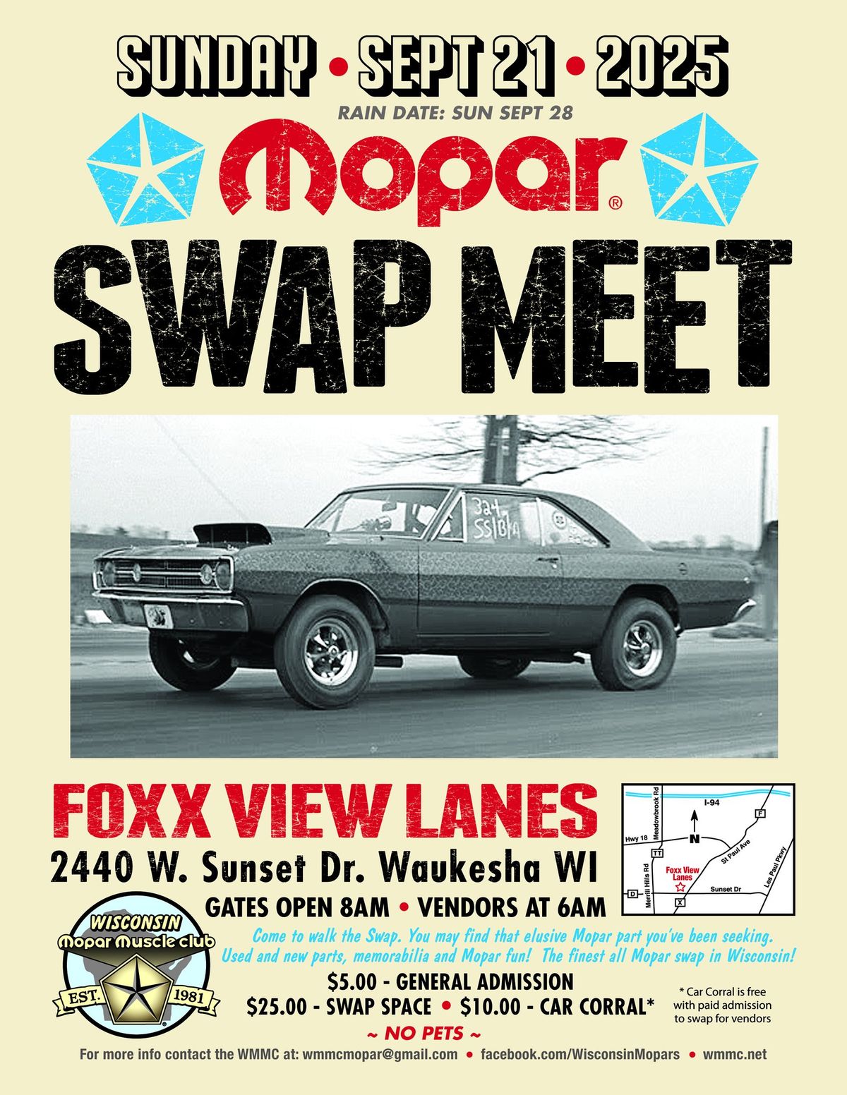 WMMC'S 2025 FALL SWAP MEET! 