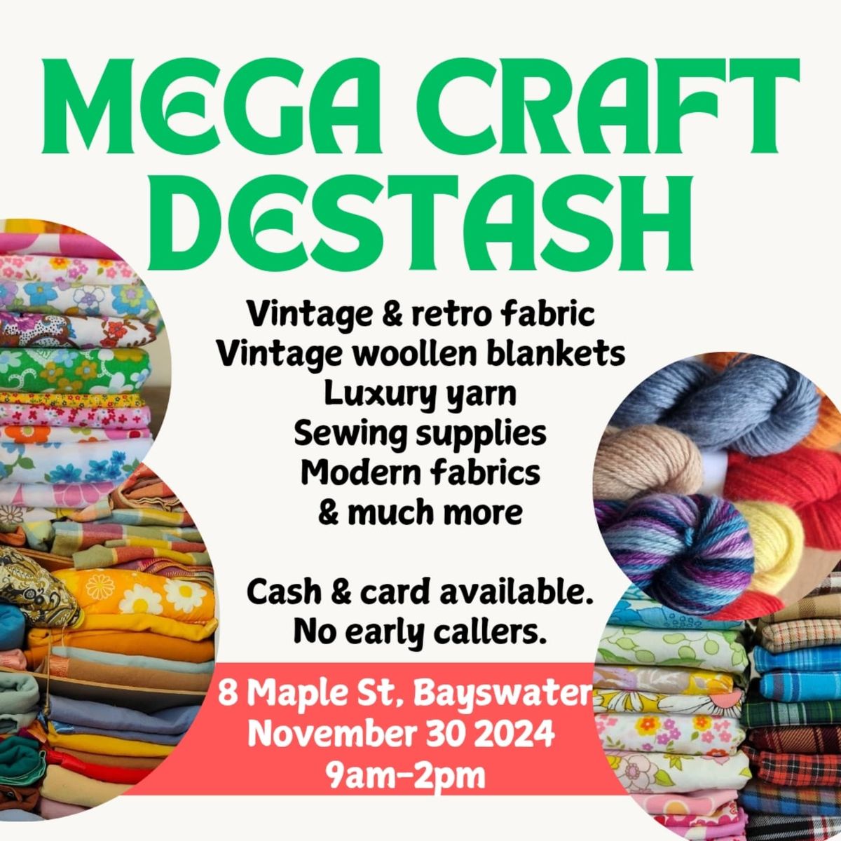 MEGA Craft Garage Sale