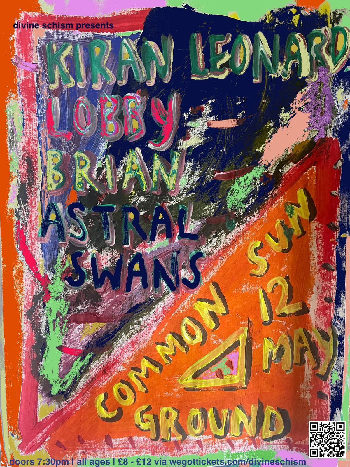 Divine Schism: Kiran Leonard + lobby + Brian + Astral Swans