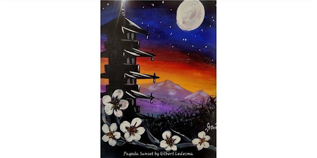 Pagoda Sunrise  Tuesday,  June 30th   6:30pm $35