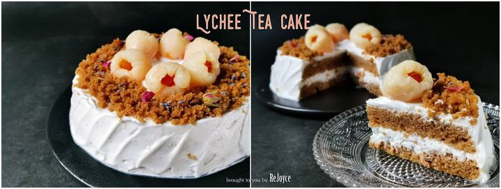 Lychee Tea Cake (Vegan)