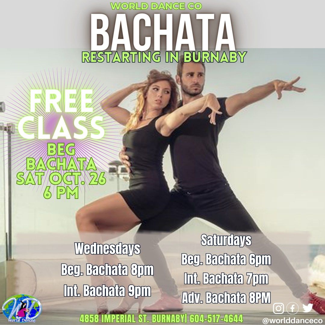 FREE BEGINNER BACHATA CLASS 