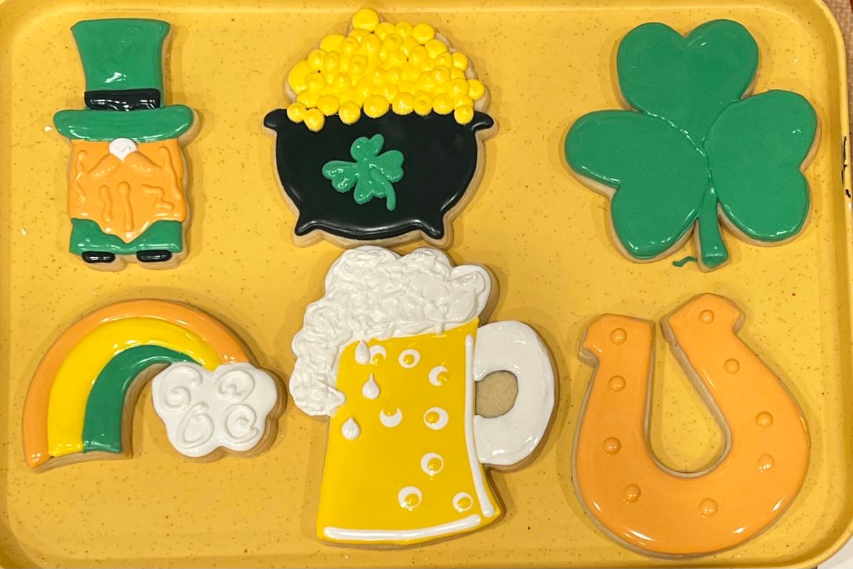 March 9th Lucky Leprechaun Cookie Class at Thirsty Street Brewing