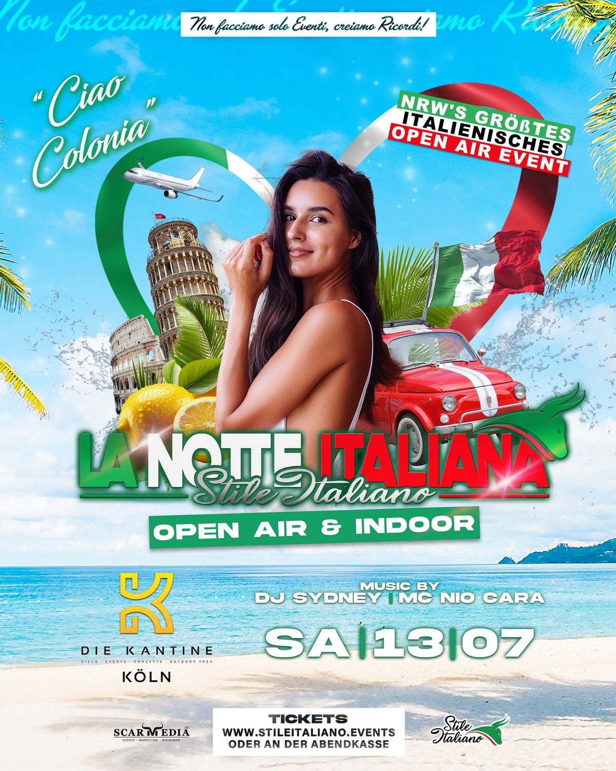 La Notte Italiana \u2022 Open Air & Indoor \u2022 13.7 K\u00d6LN