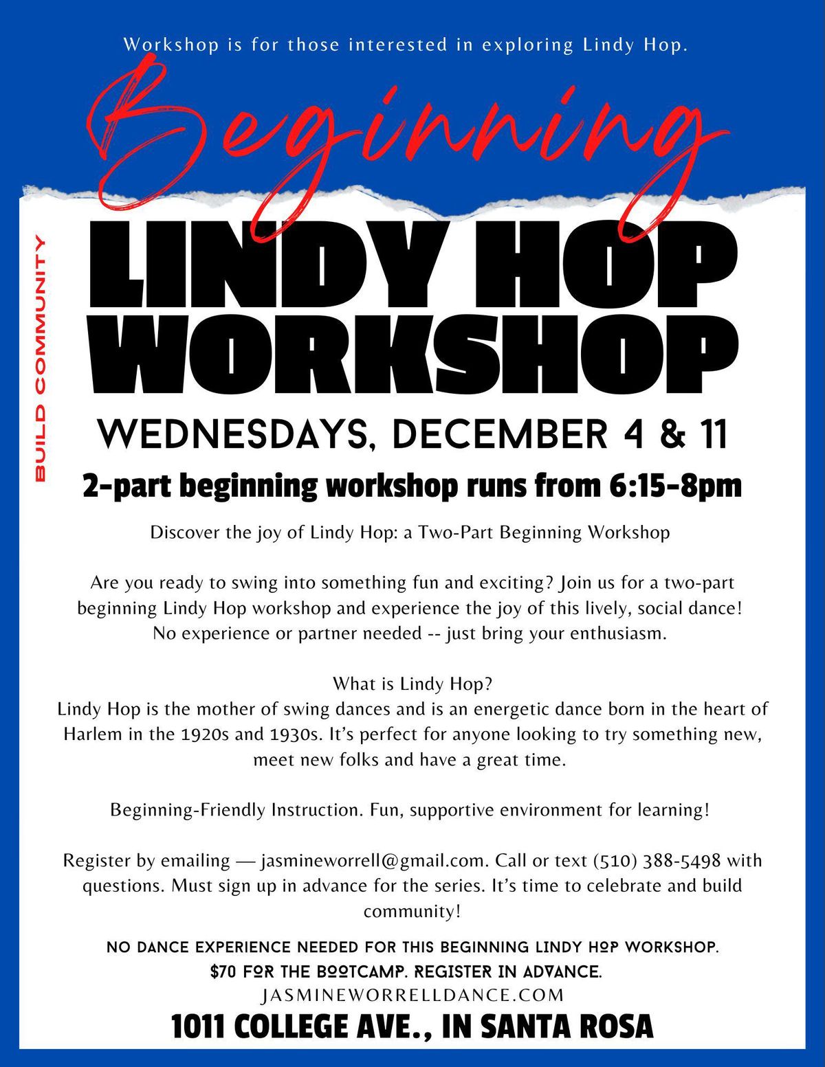 Beginning Lindy Hop Workshop