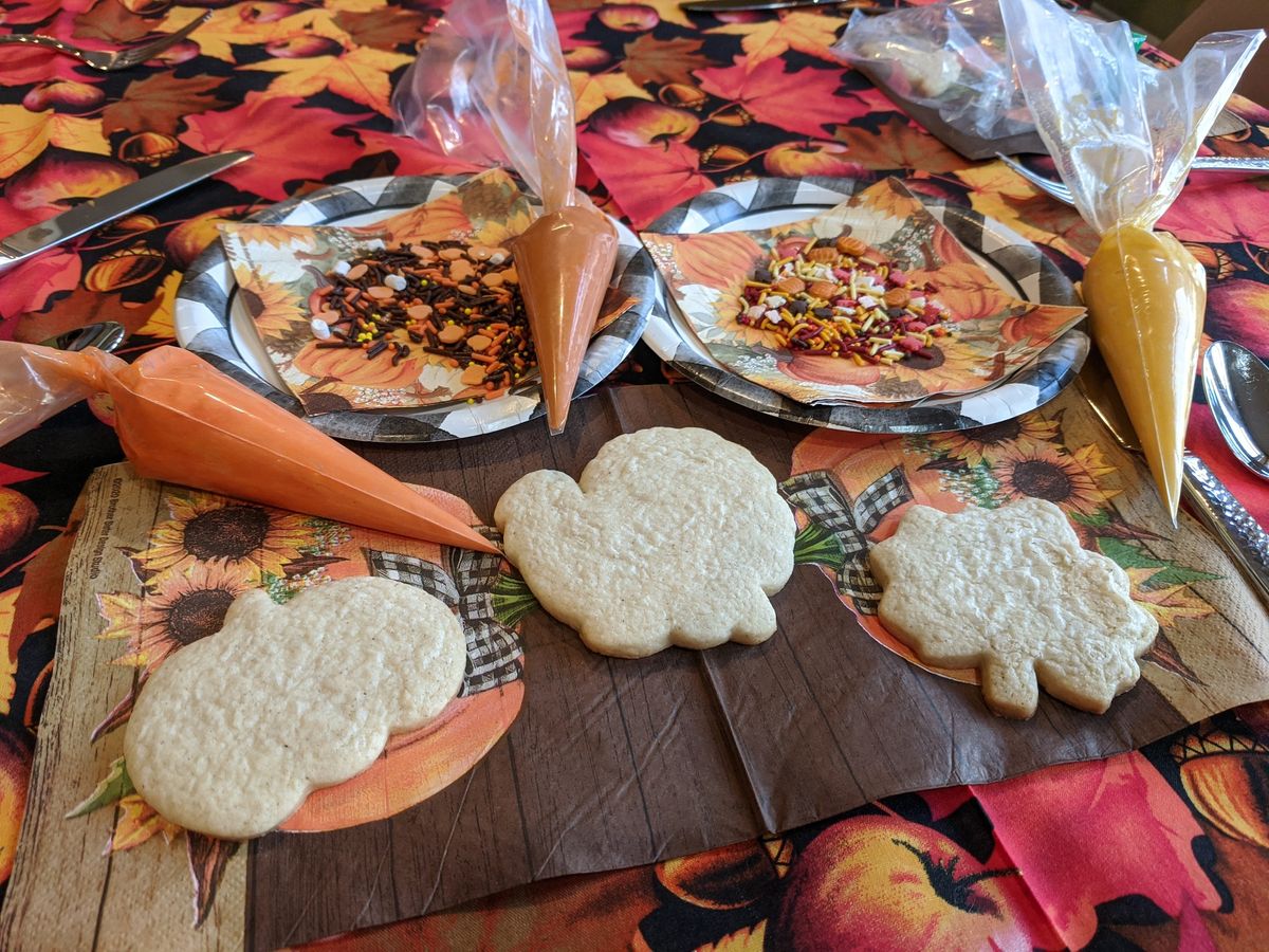 Fall Fun cookie decorating class