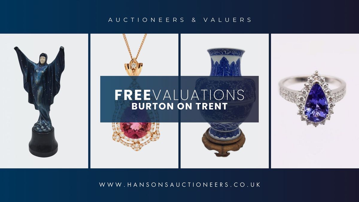 Valuations with Charles Hanson: Silver, Jewellery, Watches & Antiques at Burton Constitutional Club