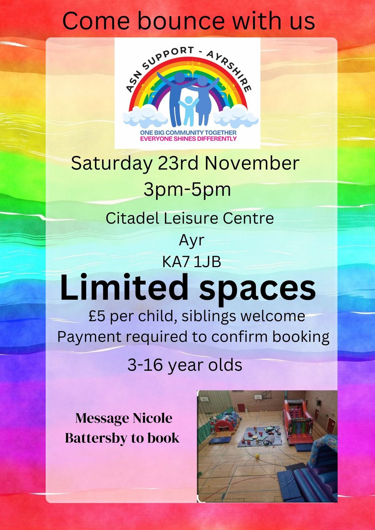 Bounce and Play Session at the Citadel, Booking is essential !\u2764\ufe0f