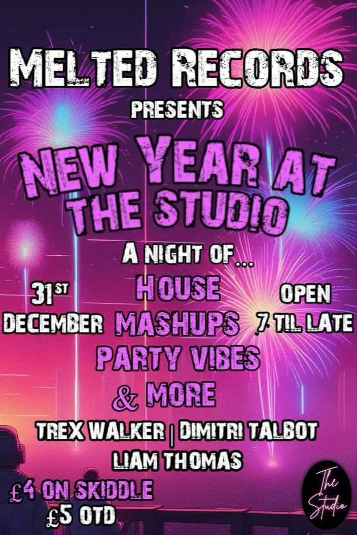 Melted Records Presents New Year at The Studio