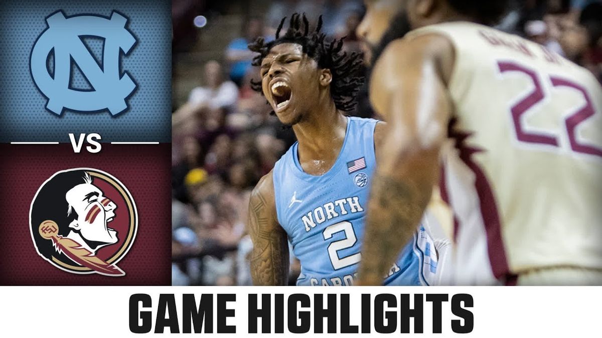 Florida State Seminoles at North Carolina Tar Heels Mens Basketball