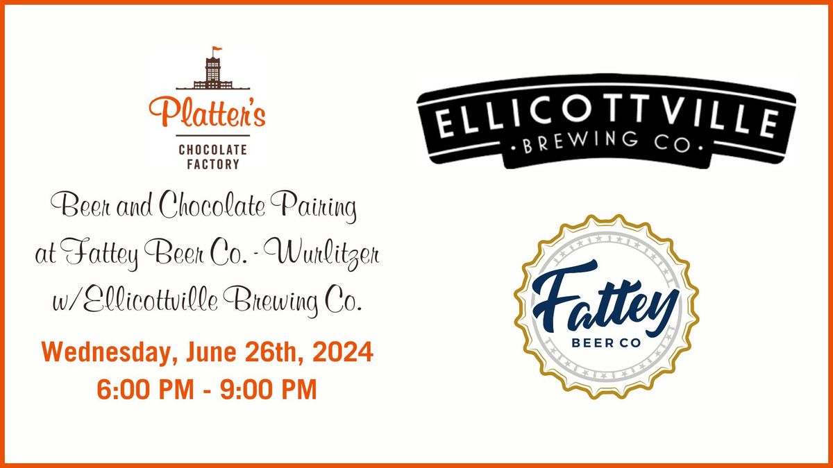 Beer & Chocolate Pairing w\/ Platter's Chocolate Factory & Ellicottville Brewing Co.