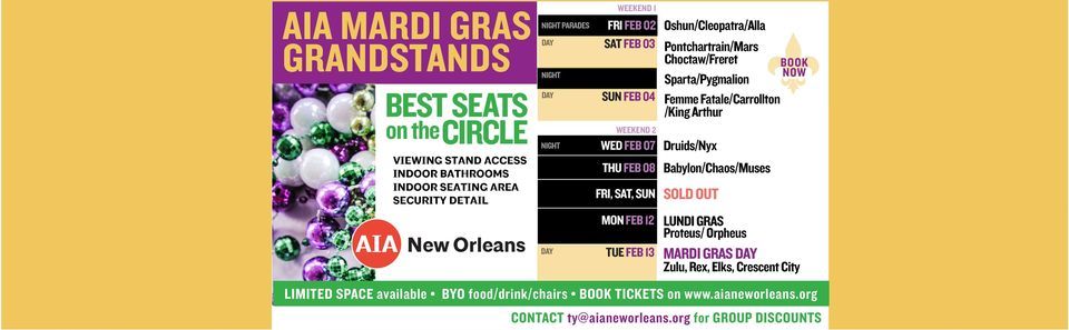 mardi gras world seating chart