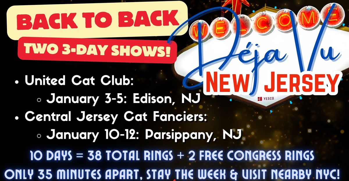 TICA Cat Show - D\u00e9j\u00e0 Vu New Jersey!