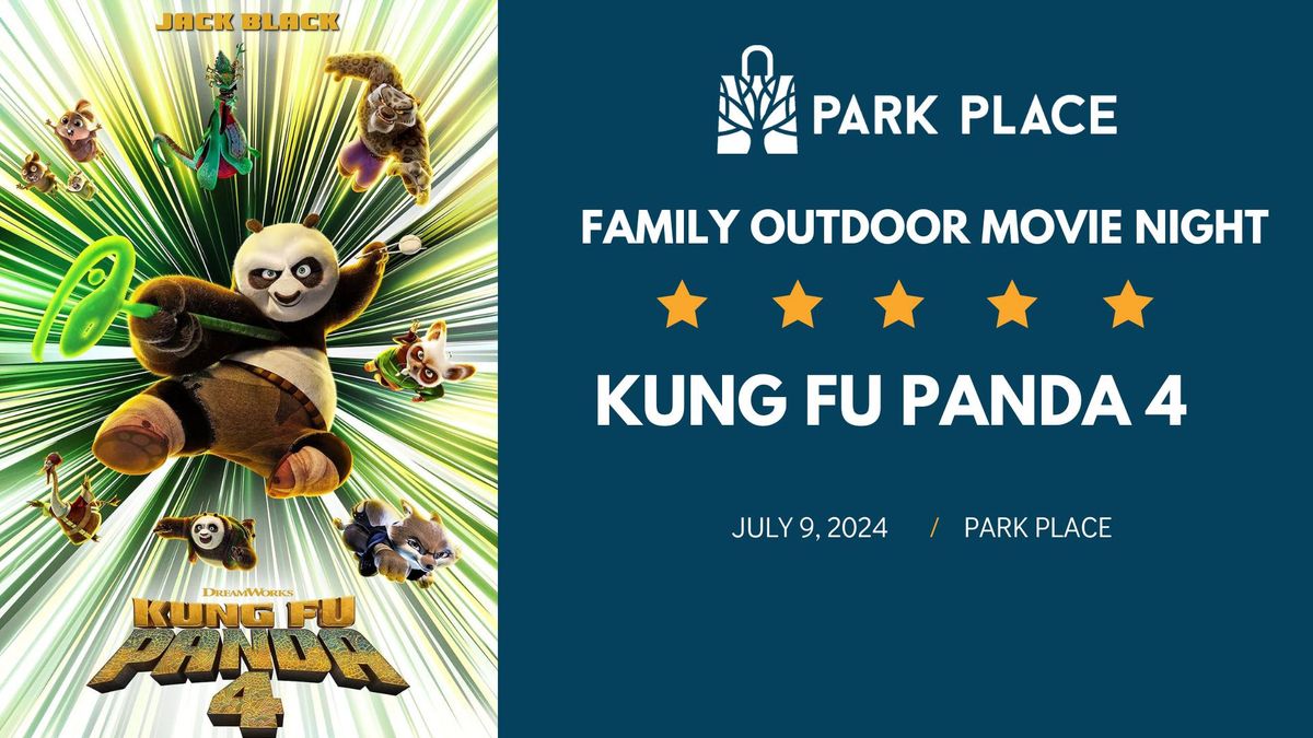 Family Outdoor Movie Night: Kung Fu Panda 4