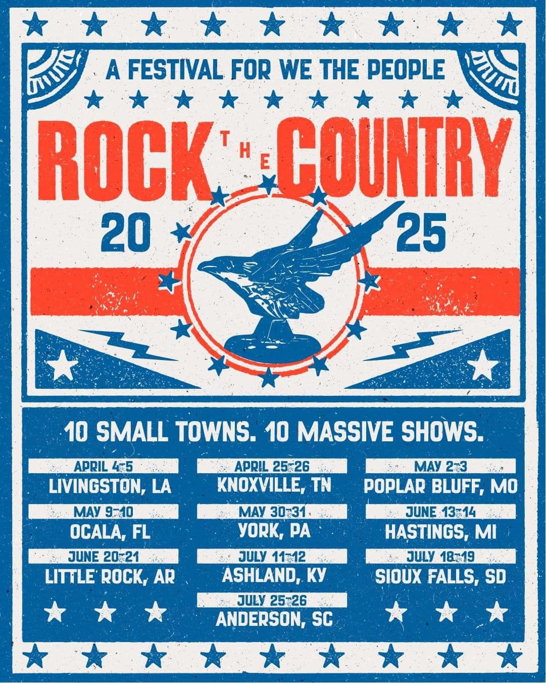 2025 Rock The Country Ashland - 2 Day Pass at Boyd County Fairgrounds