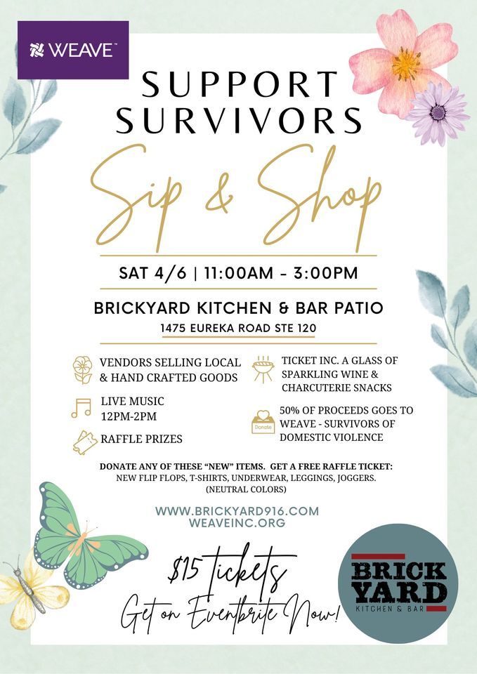 Support Survivors Sip & Shop Market