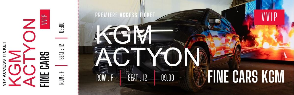 KGM ACTYON SHOWROOM LAUNCH