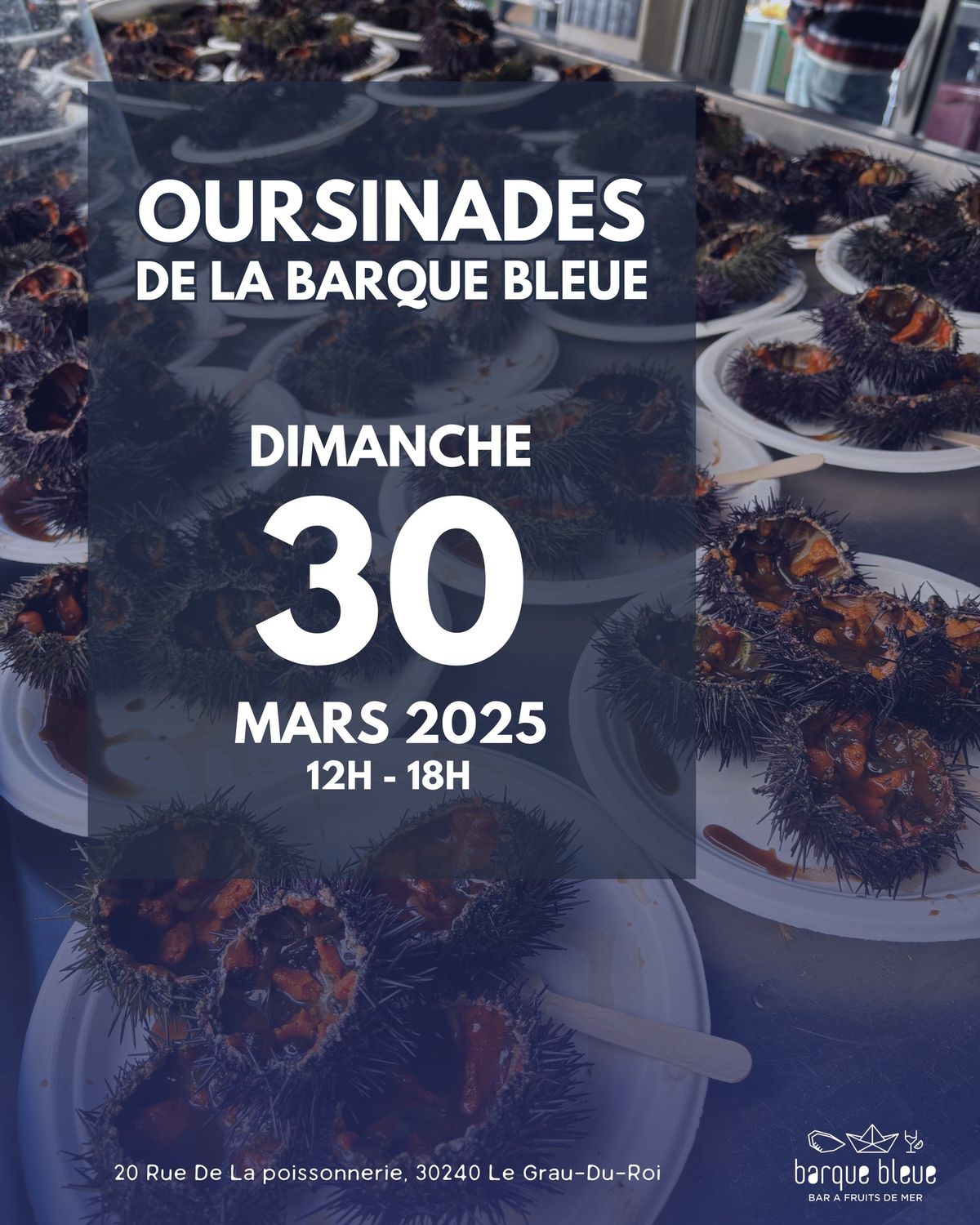 LES OURSINADES DE LA BARQUE BLEUE