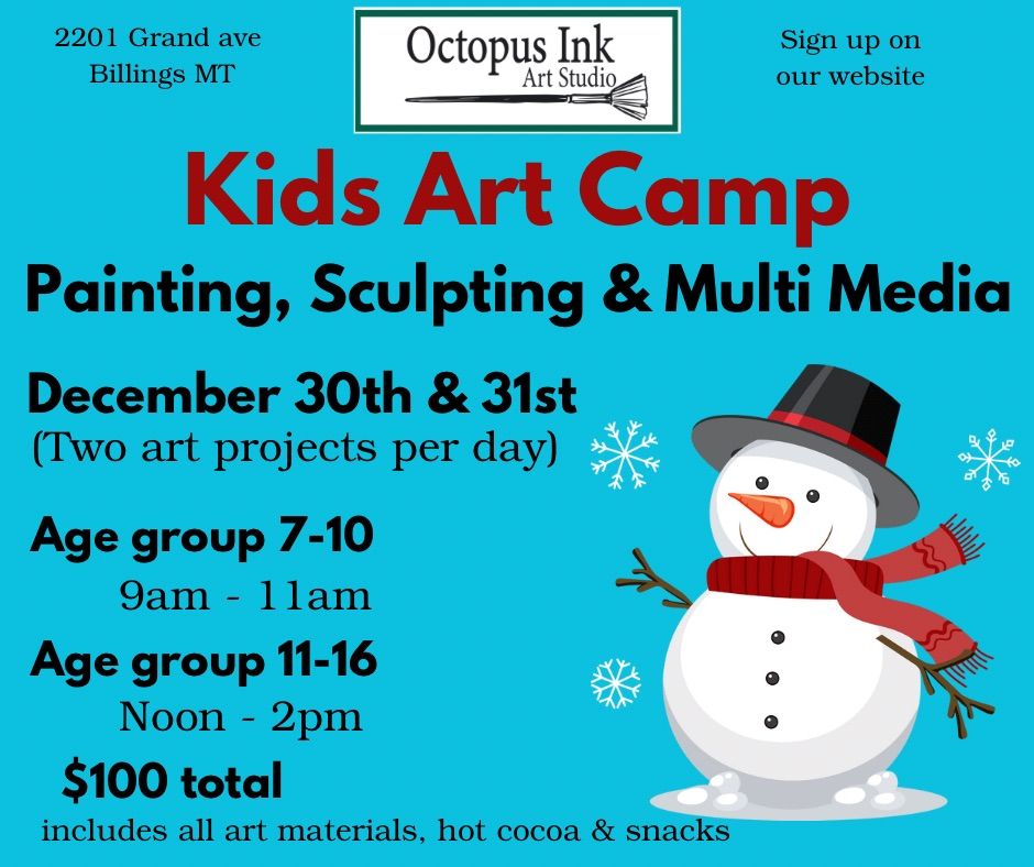 Kids Winter Break Art Camp 