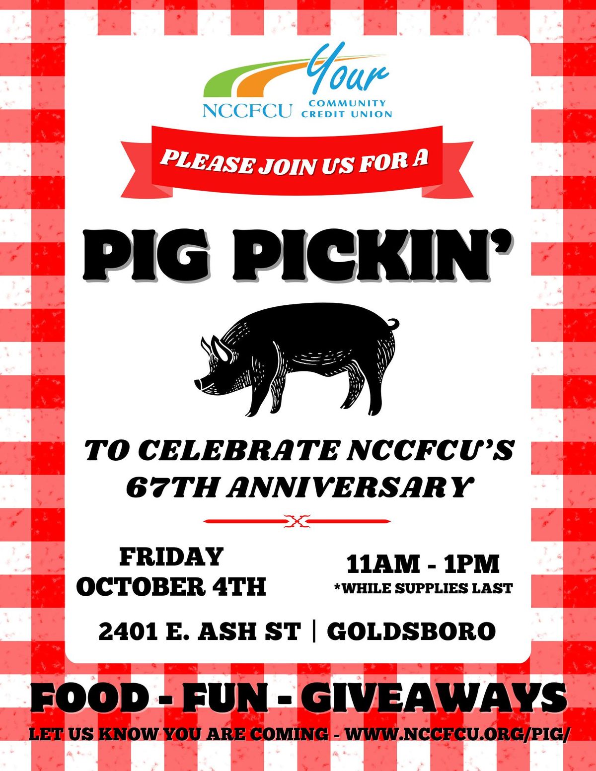 Pig Pickin' Anniversary Celebration