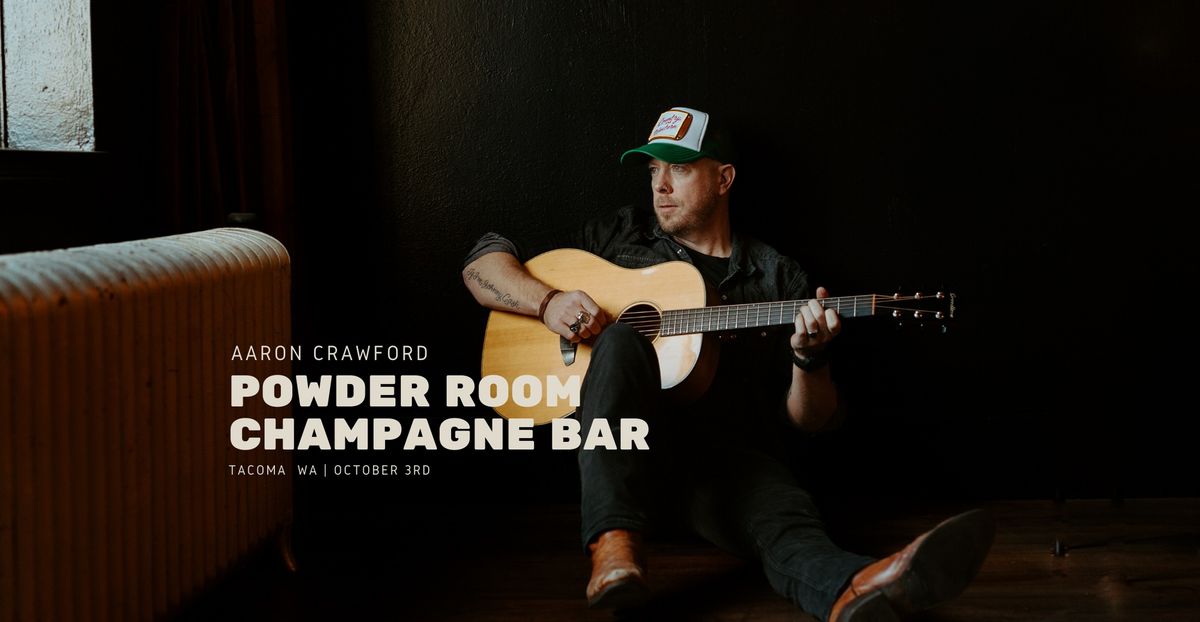 Aaron Crawford at Powder Room Champagne Bar 