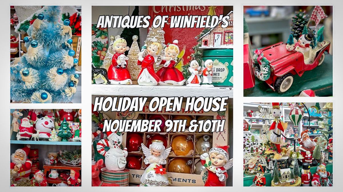 Antiques of Winfield's Holiday Open House