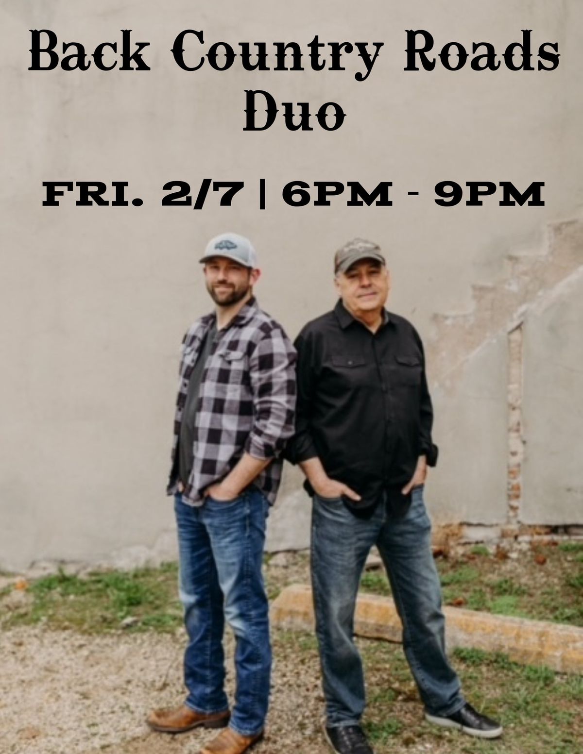 Finally Friday with Back Country Roads Duo 