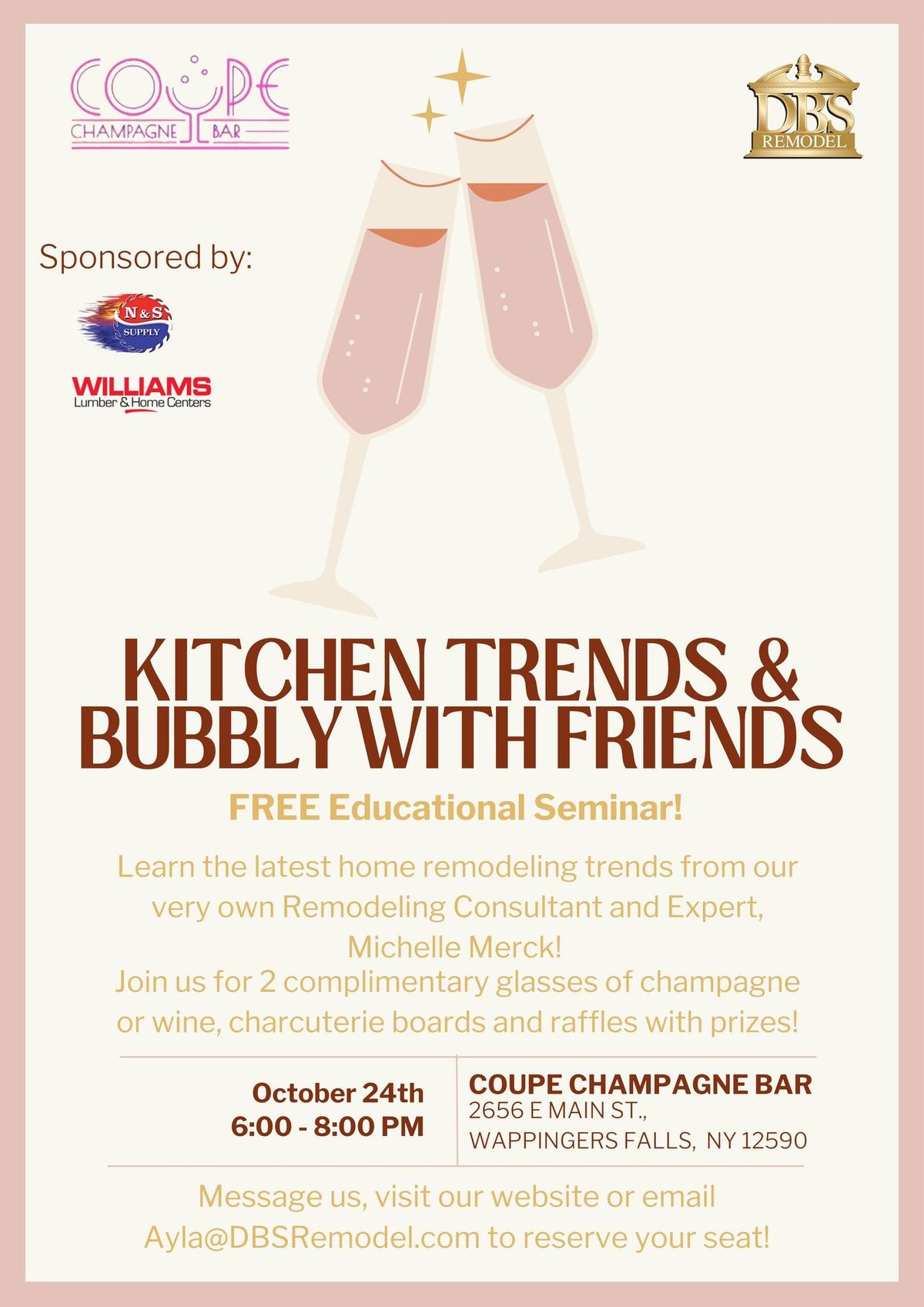 Kitchen Trends & Bubbly with Friends! 