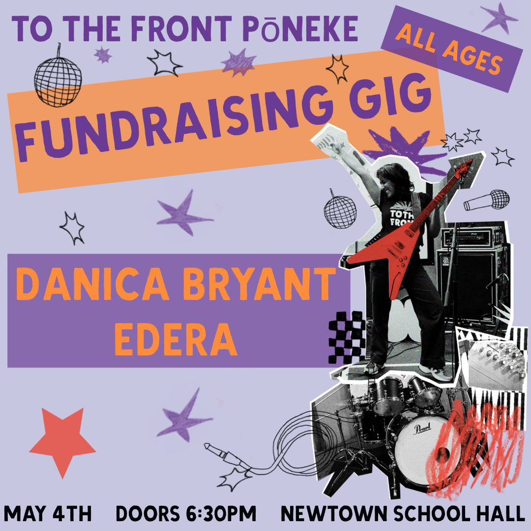 To the Front P\u014dneke All Age Fundraising Gig 