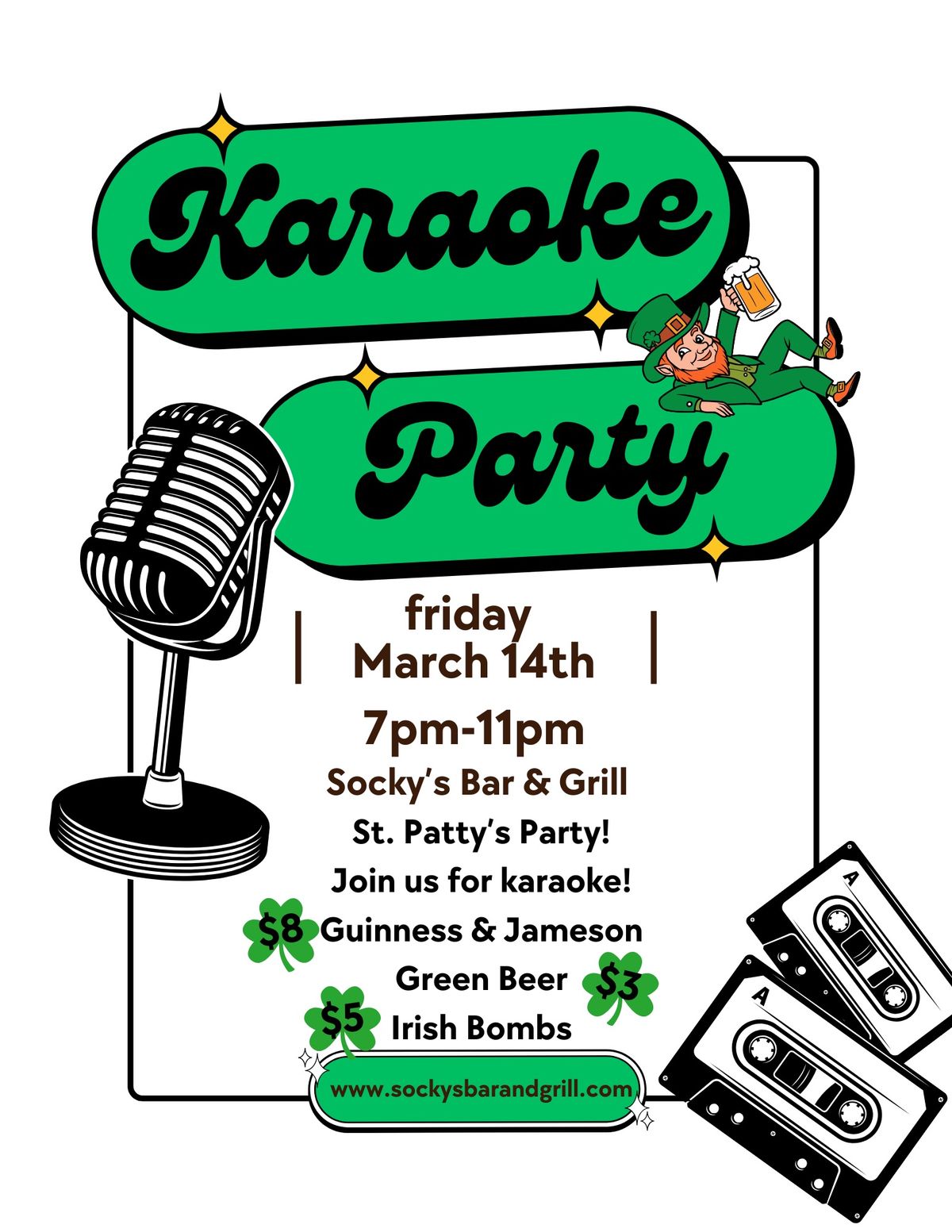 St. Patty\u2019s Karaoke Party