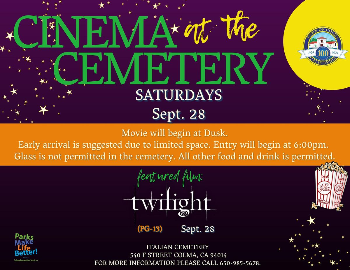 Cinema at the Cemetery - Twilight (PG-13)