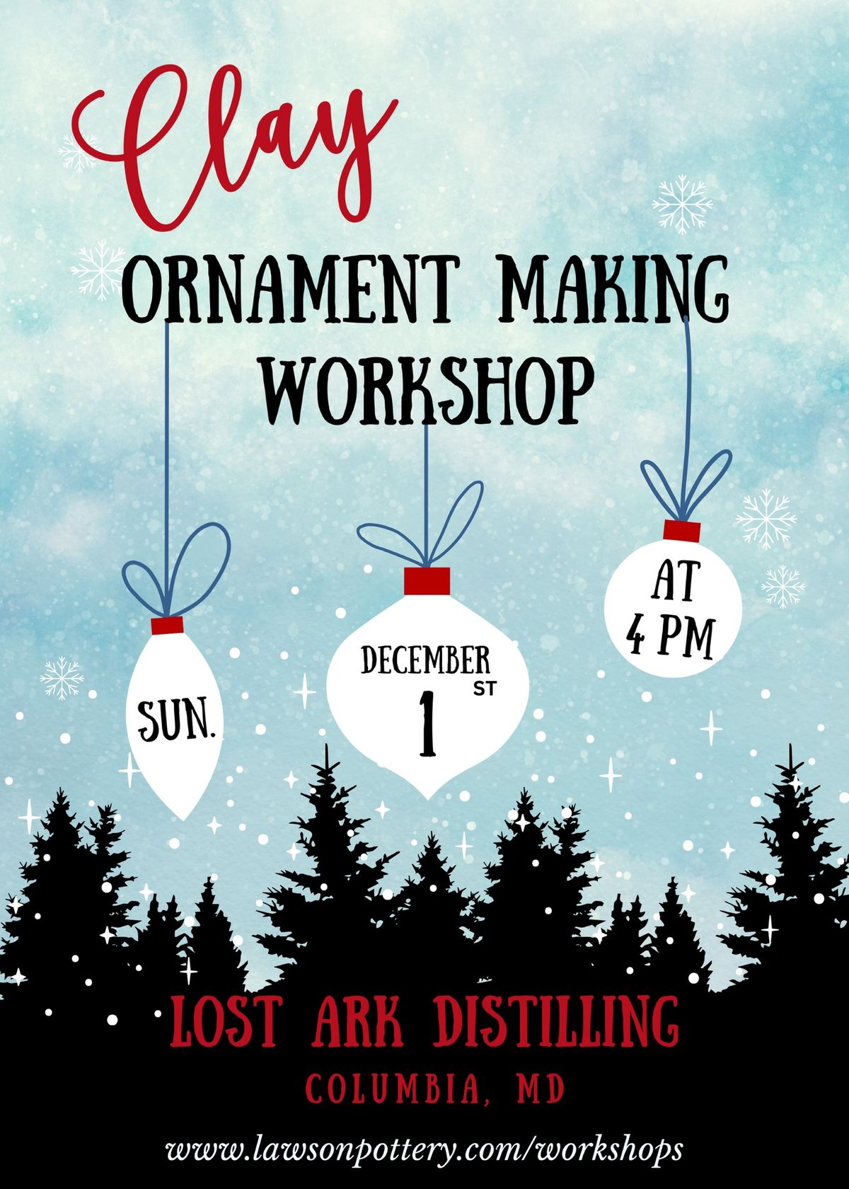 Clay Ornament Making Workshop