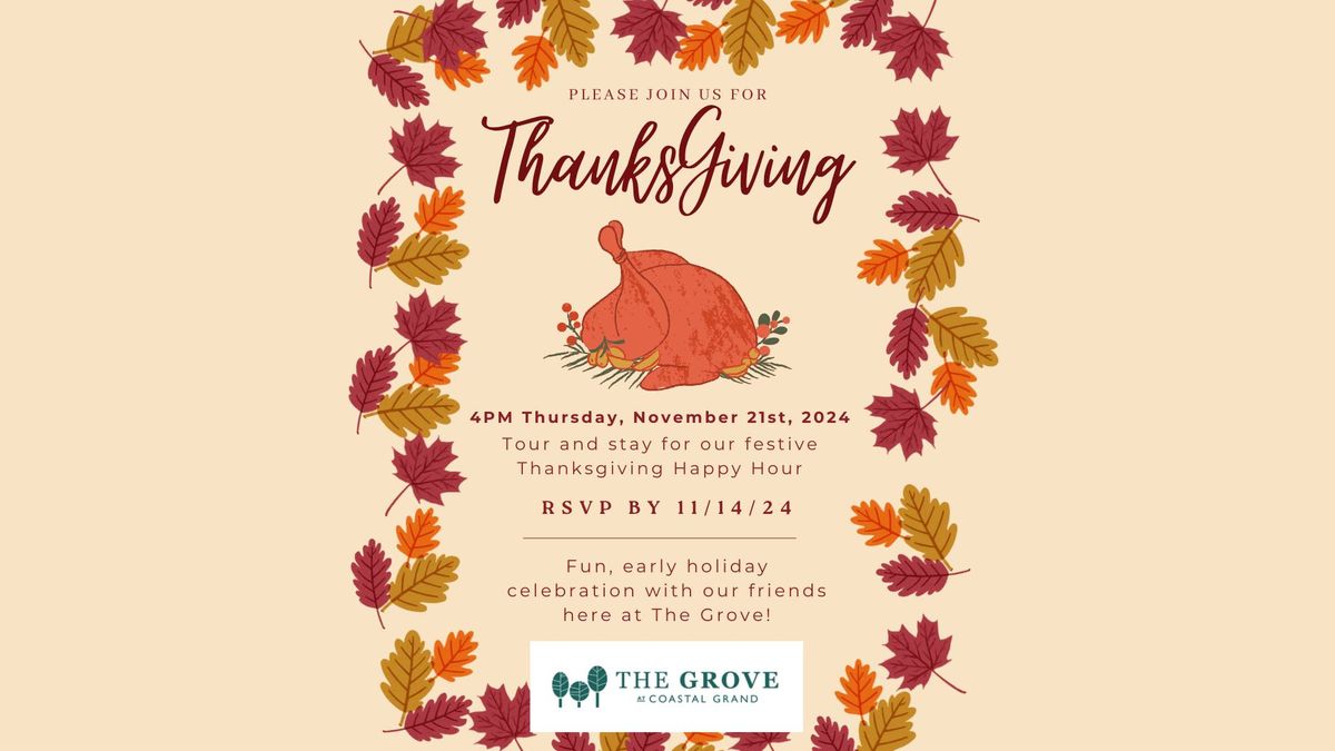 Giving Thanks at The Grove!