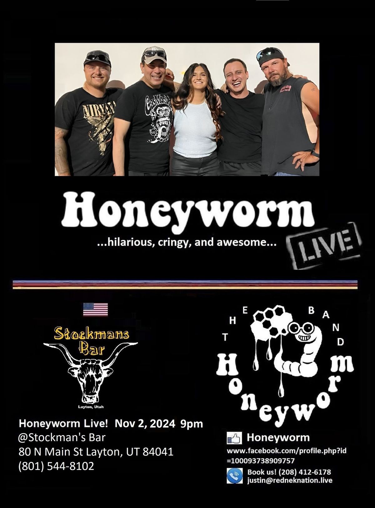 Honeyworm Live! Stockman's Bar (Layton)