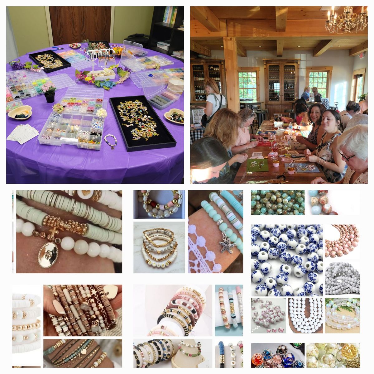 Jewelry Bracelet Making at Crystal Ridge Winery 