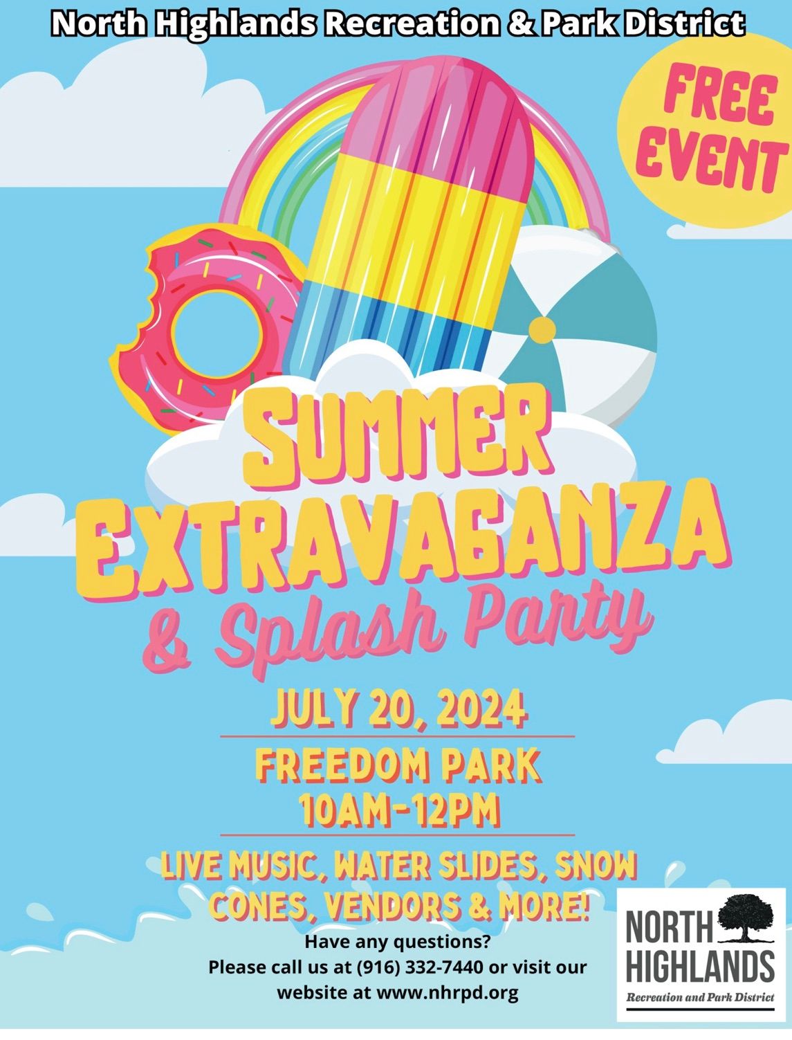 Summer Extravaganza & Splash Party