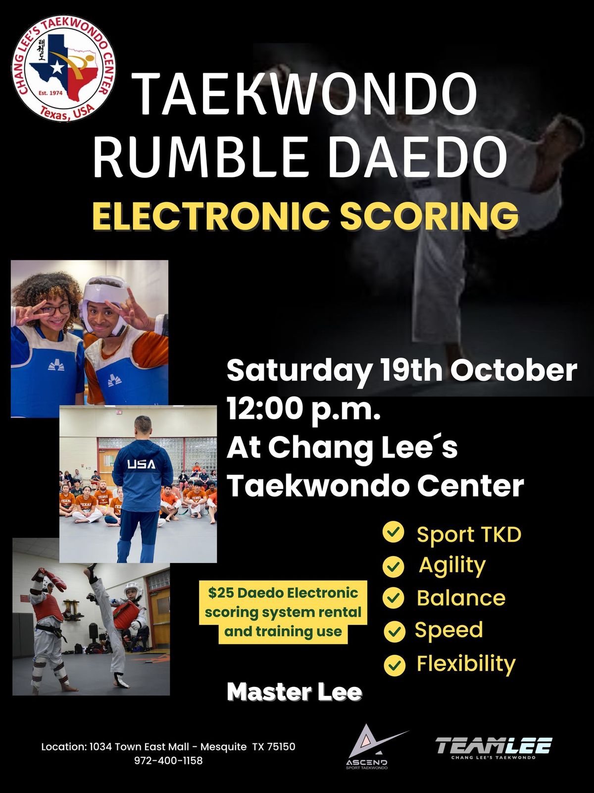 Taekwondo Rumble Daedo ELECTRONIC SCORING