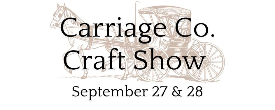 Carriage Co Craft Show