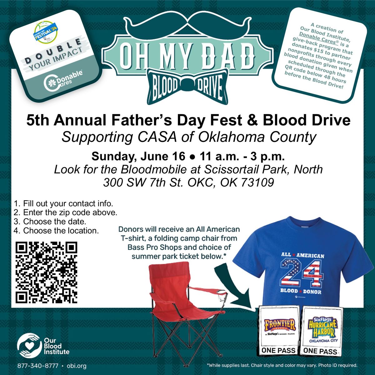 5th Annual Father's Day Fest & Blood Drive